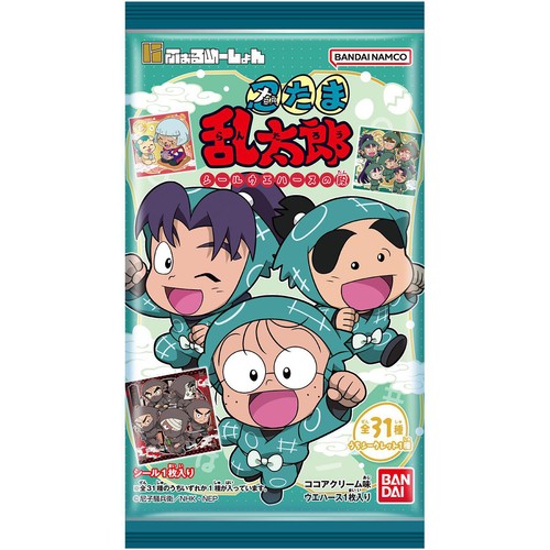 バンダイ にふぉるめーしょん 忍たま乱太郎 シールウエハースの段 1枚入