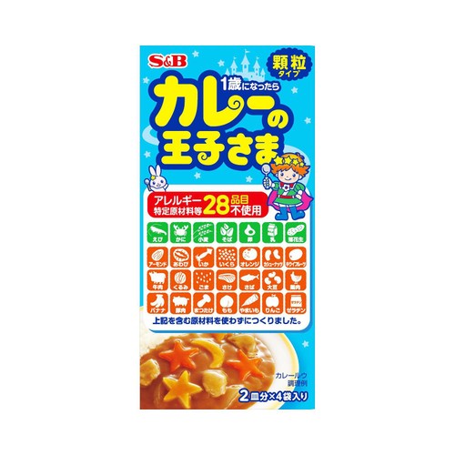 エスビー食品 カレーの王子さま 顆粒 4袋入 60g