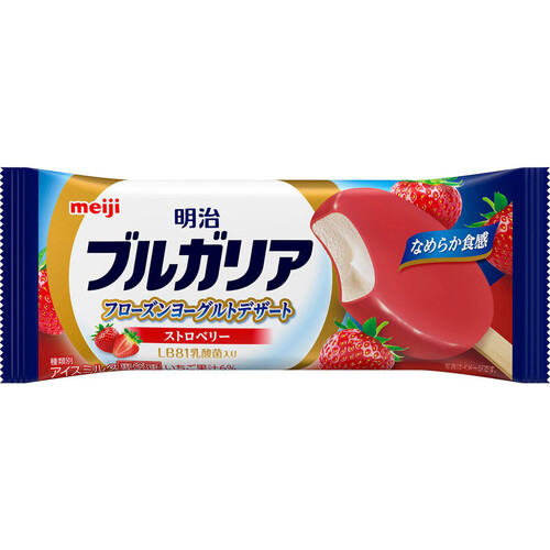 明治 ブルガリアフローズンヨーグルトデザート ストロベリー 85ml