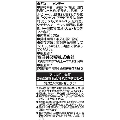 春日井製菓 つぶグミ スッパイソーダ 70g