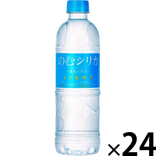 Qvou 霧島天然水のむシリカLIGHT 1ケース 500ml x 24本 Green Beans