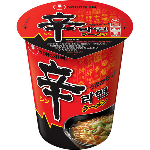 農心 辛カップラーメン 68g