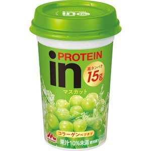 森永乳業 inPROTEIN ピーチ 240ml Green Beans | グリーン