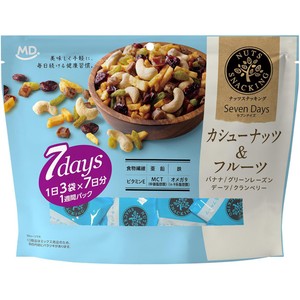 MD ナッツスナッキング 7days カシューナッツ&フルーツ 21袋入 Green