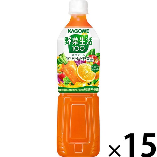 カゴメ 野菜生活100 オリジナル 1ケース 720ml x 15本
