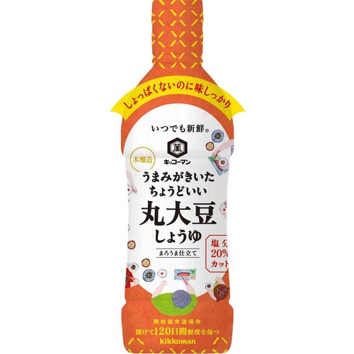キッコーマン いつでも新鮮 丸大豆しょうゆ まろうま仕立て 620ml