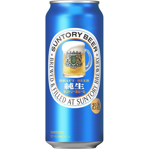 5%】 サントリー 生ビール 純生 500ml x 6本 Green Beans | グリーン