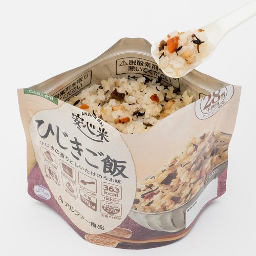 アルファー食品 ひじきご飯 玄米入り 100g