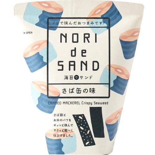 サンエイ海苔 海苔でサンド さば缶の味 10g