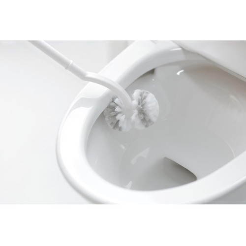 マーナ 2in1 トイレブラシ ホワイト