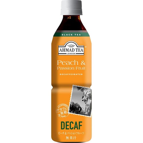 富永貿易 アーマッドティー デカフェピーチ&パッションフルーツPET 500ml