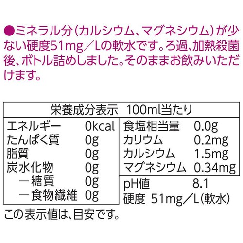 fun fun smile 赤ちゃんの天然水 2000ml トップバリュ
