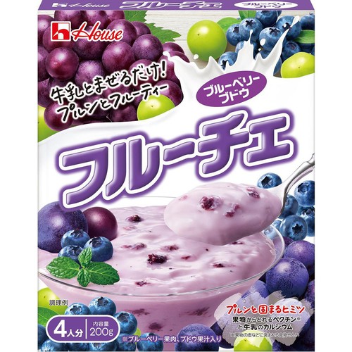 フルーチェ ブルーベリーブドウ 4人分(200g)