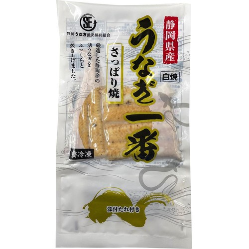 【冷凍】 静岡県産うなぎ白焼切身 80g