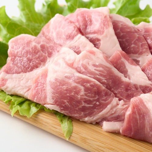 宮城県産 ナチュラルポークかたロース焼肉用 170g～230g 【冷蔵】トップバリュグリーンアイナチュラル スキンパック