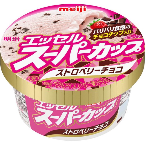 明治 エッセルスーパーカップ ストロベリーチョコ 200ml