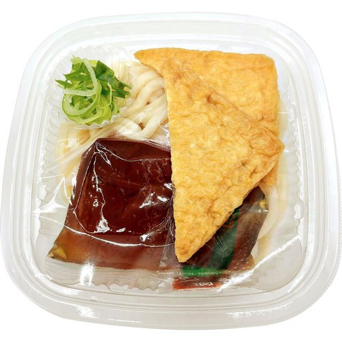 【冷蔵】冷しぶっかけきつねうどん 1食 トップバリュ