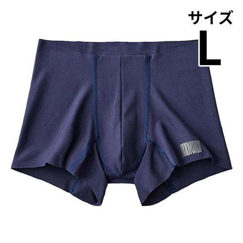 グンゼ BODYWILD エアーズボクサー 紳士 L ネービーブルー