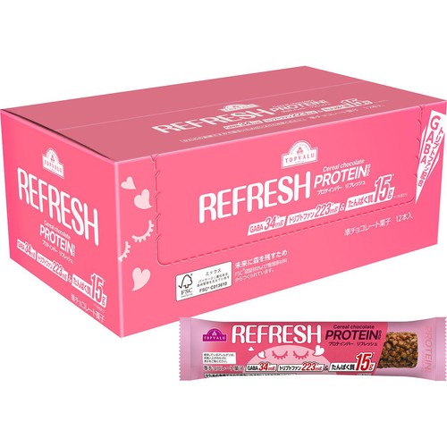 プロテインバーシリアルチョコ リフレッシュ 1ケース 35g x 12本