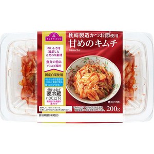 枕崎製造かつお節使用 甘めのキムチ 200g トップバリュ Green Beans