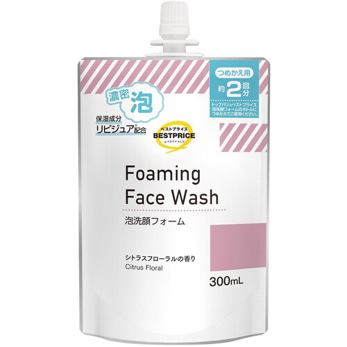 泡洗顔フォーム つめかえ用 300mL トップバリュベストプライス