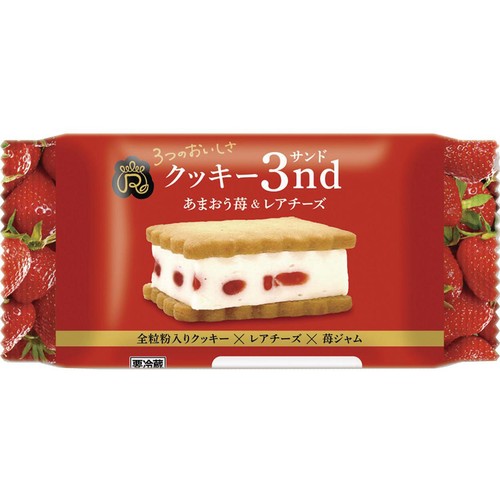 ロピア クッキー3nd あまおう苺&レアチーズ 1個
