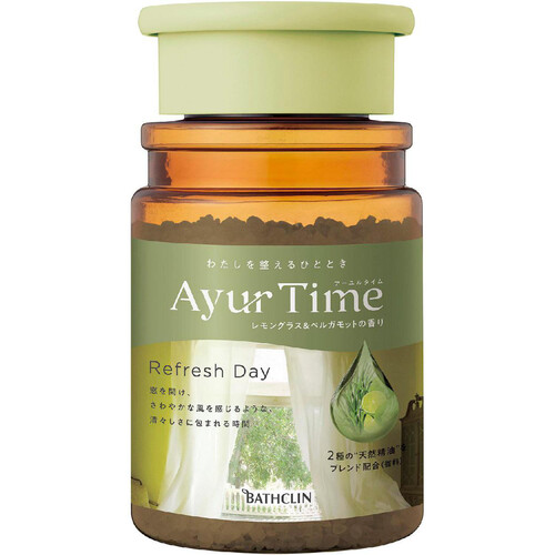 バスクリン アーユルタイム リフレッシュデイ ボトル 520g Green Beans