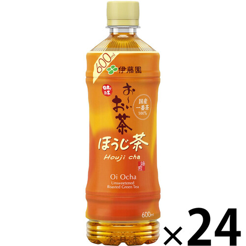 伊藤園 おーいお茶 ほうじ茶 1ケース 600ml x 24本