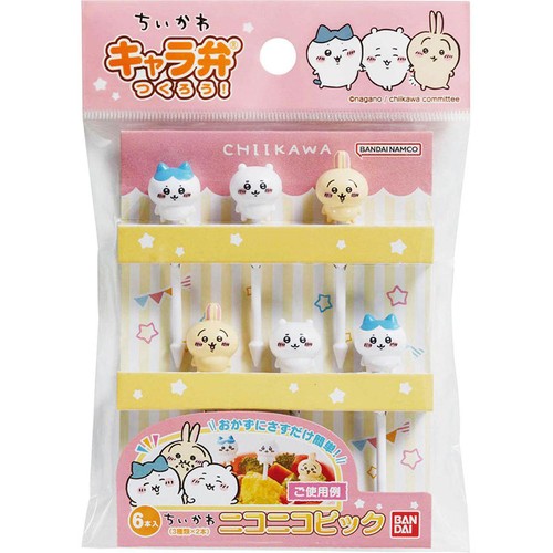 トルネ ちいかわ ニコニコピック 6本入