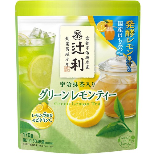片岡物産 辻利 グリーンレモンティー 170g