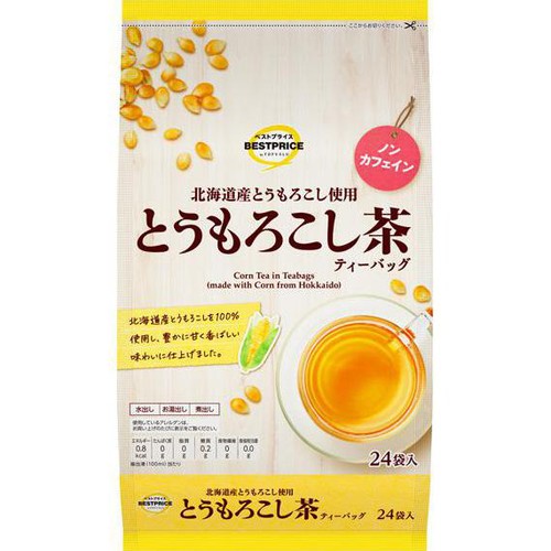 とうもろこし茶ティーバッグ 24袋入 トップバリュベストプライス