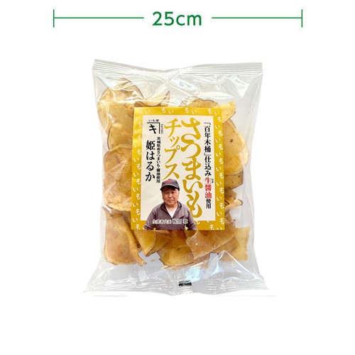 いも いも家kaneki 茨城県産姫はるか さつまいもチップス醤油味 100g