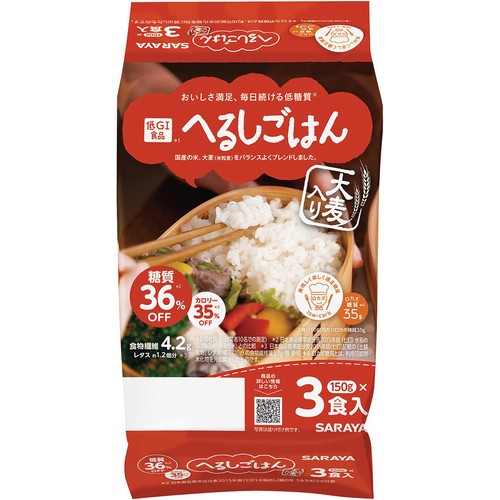 サラヤ へるしごはん 150g x 3食入