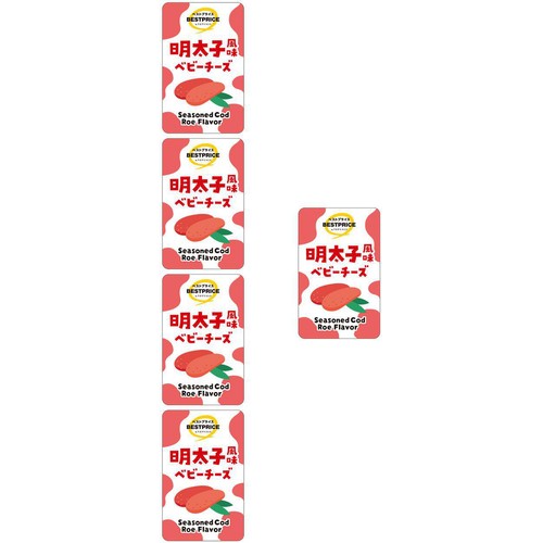 ベビーチーズ 明太子風味 13.5g x 4個 トップバリュベストプライス