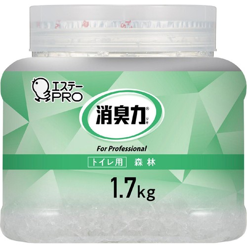 エステーPRO 消臭力 業務用 クラッシュゲル トイレ用 本体 森林 1.7kg