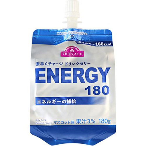 ドリンクゼリー エナジー180 マスカット味 180g トップバリュ Green