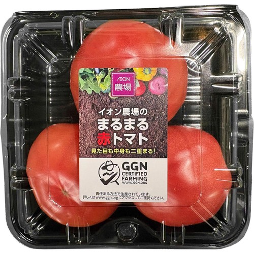 国内産イオン農場 まるまる赤トマト 400g(3-5個) Green Beans