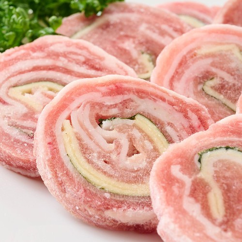 【冷凍】国産豚肉 ロールステーキ(チーズ・大葉) 加熱用 180g