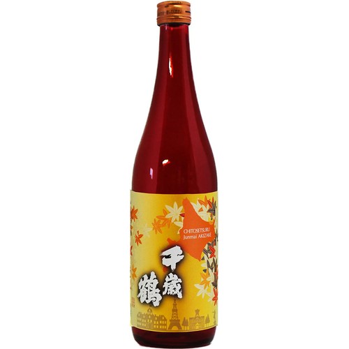 【北海道】 日本清酒 純米 千歳鶴 AKIZAKE 720ml