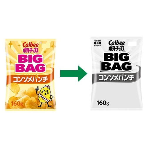 カルビー BIGBAG ポテトチップス コンソメパンチ 160g