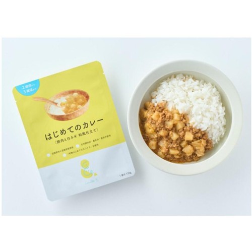 Smile& 豚肉と白ネギ仕立てカレー 2歳頃から3歳頃まで 1食分 (120g)