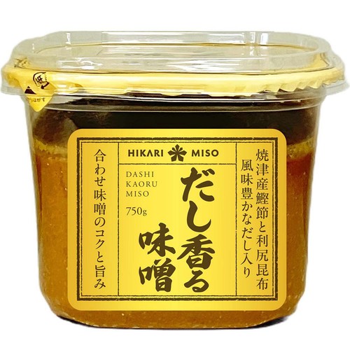 ひかり味噌 だし香る味噌 750g