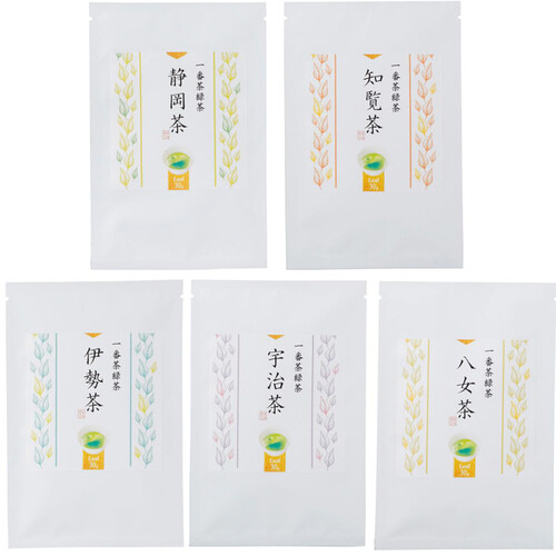 日本茶販売 【数量限定品】一番茶産地アソート 30g x 5袋入