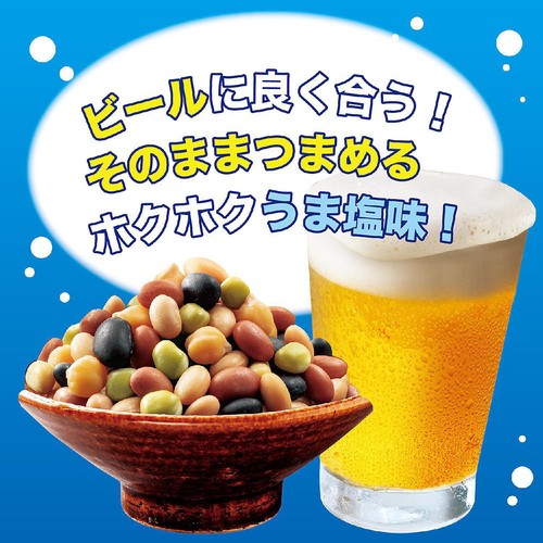 マルヤナギ おやつ蒸し豆 うま塩豆ミックス 70g Green Beans