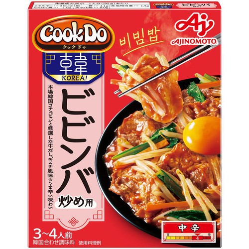 味の素 Cook Do KOREA! ビビンバ炒め用 3～4人前 90g