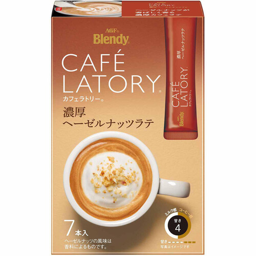 AGF ブレンディ カフェラトリー スティック 濃厚ヘーゼルナッツラテ 7本入