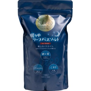 しむら 眠りやリーフバスソルト for Sleep 1000g Green Beans